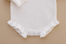 Load image into Gallery viewer, Ollie and Echo | Knitted Ruffle Frill Romper