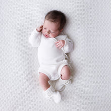 Load image into Gallery viewer, Ollie and Echo | Cross Over Knitted Baby Romper