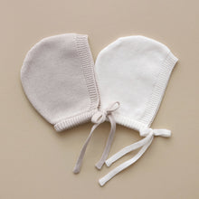 Load image into Gallery viewer, Ollie and Echo | Knitted Baby Bonnet