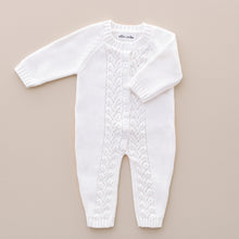 Load image into Gallery viewer, Ollie and Echo | Knitted Newborn Baby Romper
