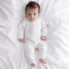 Load image into Gallery viewer, Ollie and Echo | Knitted Newborn Baby Romper
