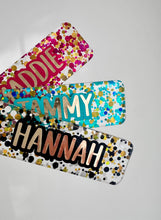 Load image into Gallery viewer, Work Name Badge Personalised with Glitter
