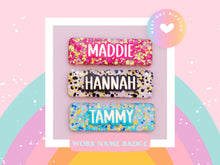 Load image into Gallery viewer, Work Name Badge Personalised with Glitter
