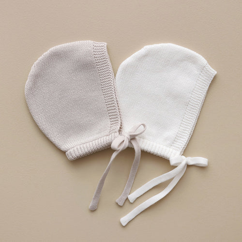 Ollie and Echo | Knitted Baby Bonnet