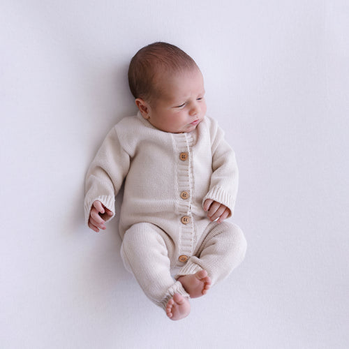 Ollie and Echo Knitted Baby Romper